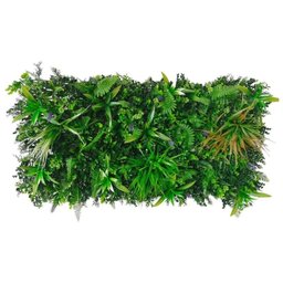 Jardim Vertical Artificial Flores Tropical 50x100cm - 1