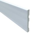 Ver imagem 1 de Rodape Poliestireno 10cm Liso Branco Rodapeshop - 2,4 Metros