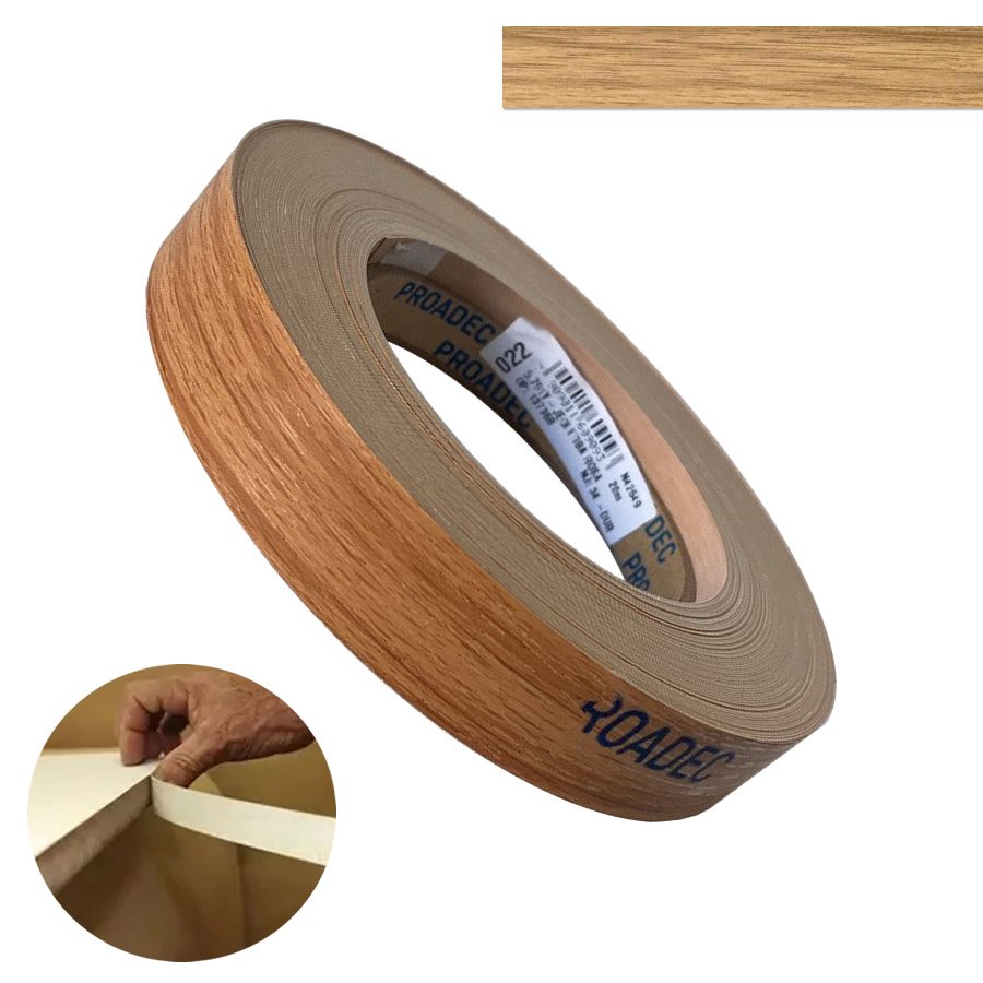 Fita de Borda Pvc Jequitibá Rosa 22mm X 300m Proadec - 1