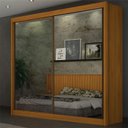 Ver imagem 1 de Guarda Roupa Solteiro Espelhado 2PORTAS Milano - Arbo Design