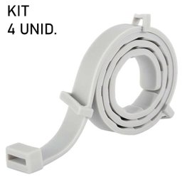 Coleira Anti Pulga Gato Cao Cachorro Pet Carrapato Leishmaniose Canino Felino Tamanho Kit 4 Uni. Efi - 2