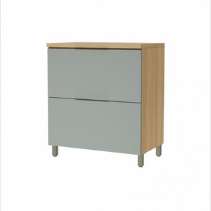 Balcão Modular 1 Porta Basculante 1 Gaveta Nesher Marquesa 80cm 100 Mdf