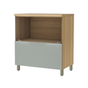 Ver imagem 3 de Balcão de Cozinha Marquesa 1 Porta 1 Gaveta 100% MDF Nature/Verde - Nesher