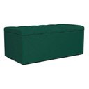 Ver imagem 1 de Recamier Calcadeira Bau 100 Cm Dalia Linho Verde Musgo Artte