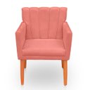 Ver imagem 5 de Kit 2 Poltronas Recepção Cecília Rosa Biselos Decor