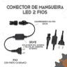 Árvore De Natal Com Estrela 50cm Led Mangueira Luminosa 14m - 220v - 5