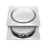 Ralo Click Inteligente para Banheiro Quadrado 15 Cm Inox - 2