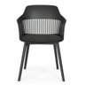 Conjunto Mesa de Jantar Redonda Talia Amadeirada Preta 120cm com 4 Cadeiras Marcela - Preto - 4