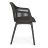 Conjunto Mesa de Jantar Redonda Talia Amadeirada Preta 120cm com 4 Cadeiras Marcela - Preto - 5