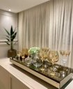 Ver imagem 4 de Bandeja Retangular Bronze Espelhada Decoração 50x25