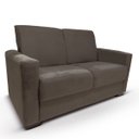 Ver imagem 3 de Sofá 2 Lugares Sala de Estar Recepção Suede Marrom Escuro