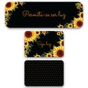 Ver imagem 1 de Kit de 3 Tapetes para Cozinha Girassóis Capa de Almofada