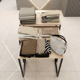 Expositores para Loja Estilo Industrial Design Moderno e Resistente com Ferro e Madeira - 2