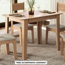 Ver imagem 3 de Mesa Retangular Delta Nicoli - 110x68 Mdf/mdp 15mm – Sonetto - Mel