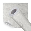Ver imagem 1 de Papel de Parede Adesivo Lavavel Texturizado Folhas e Ramos Branco 500x60cm