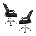 Ver imagem 4 de Kit 4 Cadeiras Escritório Ergonômicas E-1078 com Sistema Relax Preto
