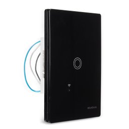 Interruptor Inteligente Wi-fi 1 Botão Alexa Preto Margirius Cor:preto - 1