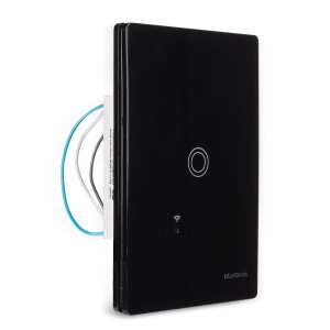 Interruptor Inteligente Wi-fi 1 Botão Alexa Preto Margirius Cor:preto