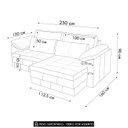 Ver imagem 4 de Sofá Retrátil 3 Lugares para Sala 250cm Dijon Couro Caramelo S07 - Mpozenato