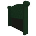 Ver imagem 3 de Kit Cabeceira 140 cm Suede + Calçadeira Madrid Verde