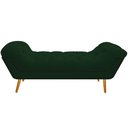 Ver imagem 5 de Kit Cabeceira 140 cm Suede + Calçadeira Madrid Verde