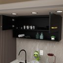 Ver imagem 6 de Armário Aéreo Cozinha Modulado 2 Portas Compactas