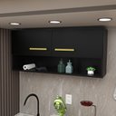 Ver imagem 1 de Armário Aéreo Cozinha Modulado 2 Portas Compactas