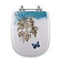 Ver imagem 1 de Assento Sanitario Decorado Borboleta Kadet para Vaso Agnes.t
