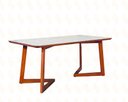 Ver imagem 1 de Mesa de Jantar Retangular Madeira Maciça - Luna-1,80x0,90 metros - Art Salas