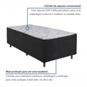 Ver imagem 3 de Cama Box Solteiro Conjugada D28 188x88x60 Colchoart Preto