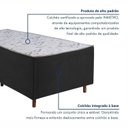 Ver imagem 4 de Cama Box Solteiro Conjugada D28 188x88x60 Colchoart Preto