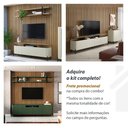 Ver imagem 3 de Painel Ripado Decorativo 200cm X 240cm 100% Mdf Cor:louro