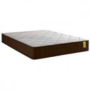 Colchão de Casal 138x188x25 Comfort Plus Superlastic Marrom Apolospuma