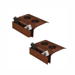 Kit 2 Bandejas Esteira para Braço de Sofá Cor Mel