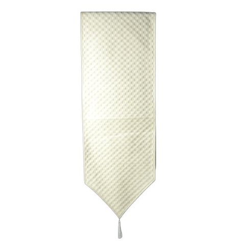 Caminho de Mesa Decorativo Branco 32x180cm