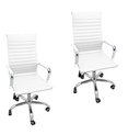 Ver imagem 1 de Kit 2 Cadeira Eames Esteirinha Presidente Escritório Alta
