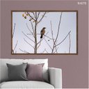 Ver imagem 2 de Quadro Decorativo - Passaro sobre Galhos Secos Flnt078 - Vidro com Impressão Uv - 60x40cm