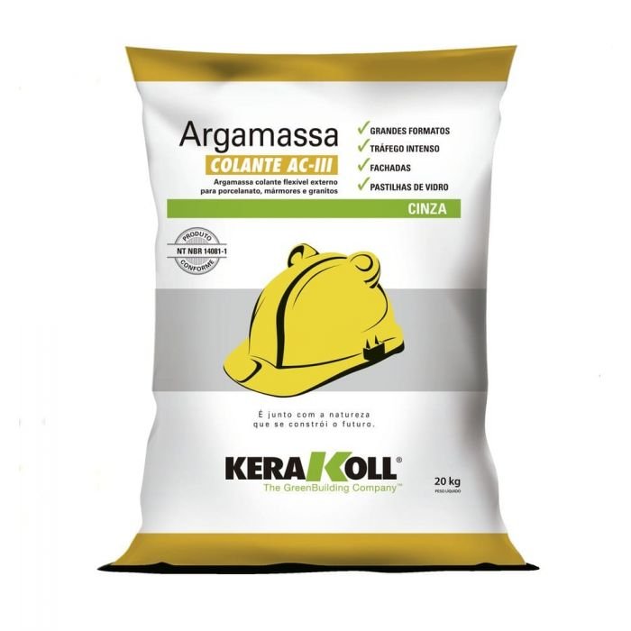 Argamassa AC III Cinza 20kg Kerakoll - 1
