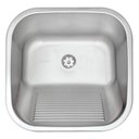 Ver imagem 1 de Tanque de Encaixe para Embutir Hera 25l em Aço Inox Acetinado 40x40 - Tramontina 94403107