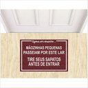 Ver imagem 1 de Tapete Capacho Agora Um Versinho, Tapetes para Porta e Decoração.