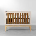 Ver imagem 2 de Berço Mini Cama Noah com Pés Square Natural - Areia e Savana Abra Cadabra