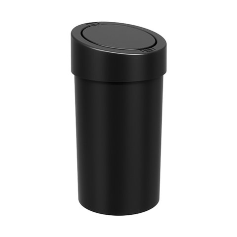 Lixeira com Tampa Press Coza 9 Litros Preto