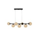 Ver imagem 1 de Pendente Jabuticaba Preto 1,20m Mesa Sala de Jantar Bancada - LEITOSO FOSCO