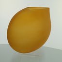 Ver imagem 2 de Vaso Decorativo Enfeite Planta Gota Vidro 29x12x30cm Âmbar