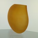 Ver imagem 3 de Vaso Decorativo Enfeite Planta Gota Vidro 29x12x30cm Âmbar