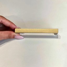 Puxador de Gaveta Dourado 10cm Oeiras 1688 Móveis Planejado Alça Torralba - 2 Puxador de Gaveta Dourado 10cm Oeiras 1688 Móveis Planejado Alça Torralba - 2