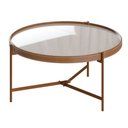Ver imagem 1 de Mesa Aqua Centro Grande - Off White/Cobre imcal