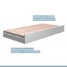 Cama Auxiliar para Cama de Solteiro 100% MDF - 3