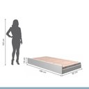 Ver imagem 4 de Cama Auxiliar para Cama de Solteiro 100% MDF Branco/Acetinado