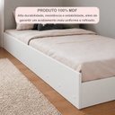 Ver imagem 3 de Cama Auxiliar para Cama de Solteiro 100% MDF Branco/Acetinado